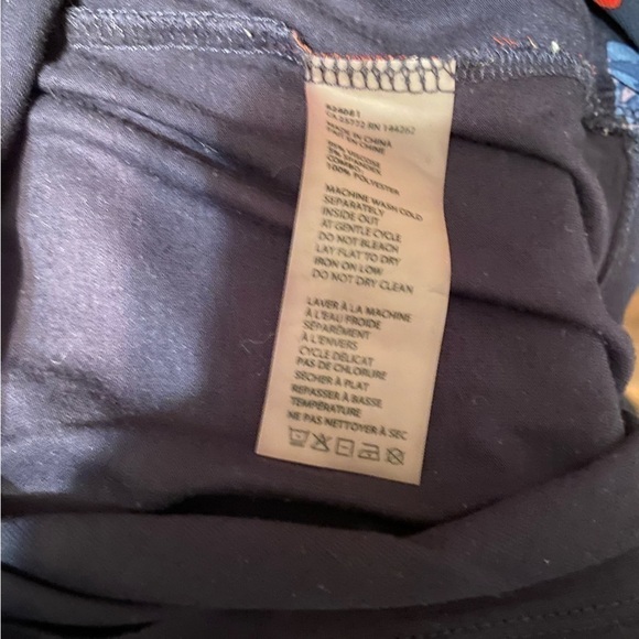 Dex navy floral wrap top size small - Picture 5 of 6